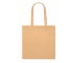 Sac de shopping en RPET non tissé à longues anses 80 g/m² couleur ivoire