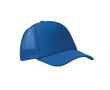 Casquette de baseball en polyester avec renfort en mousse 150 g/m² couleur bleu roi
