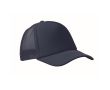Casquette de baseball en polyester avec renfort en mousse 150 g/m² couleur bleu marine