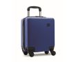 Valise cabine en ABS, 4 roulettes et serrure à combinaison, 14 pouces couleur bleu roi