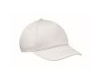 Casquette enfant en coton 5 panneaux 180 g/m² couleur blanc