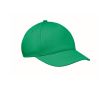 Casquette enfant en coton 5 panneaux 180 g/m² couleur vert