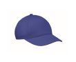 Casquette enfant en coton 5 panneaux 180 g/m² couleur bleu roi
