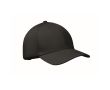 Casquette en coton avec fermeture par boucle en acier 280 g/m² couleur noir