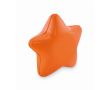Anti-stress classique en forme d’étoile en différentes couleurs couleur orange