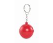 Porte-clés avec anti-stress en forme de boule en plusieurs couleurs couleur rouge