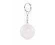 Porte-clés avec anti-stress en forme de boule en plusieurs couleurs couleur blanc