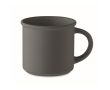 Tasse monochrome mate avec bord supérieur 300ml couleur gris foncé