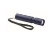 Lampe torche rechargeable avec 3 niveaux de luminosité et zoom couleur bleu marine