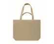 Sac en tissu recyclé avec anses courtes et longues 320 g/m² couleur kaki