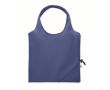 Sac de courses compact et pliable en coton recyclé 140 g/m² couleur bleu roi