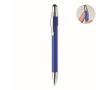 Stylo anti-stress avec spinner sur le dessus, encre bleue couleur bleu roi