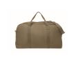 Sac de voyage monochrome en tissu recyclé avec double anse couleur vert militaire