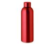 Gourde en acier inoxydable recyclé anti-fuite750 ml couleur rouge