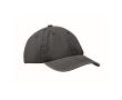 Casquette de baseball style coton lavé avec fermeture velcro 265 g/m² couleur noir