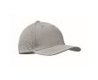 Casquette en polyester avec trous de ventilation et déperlante couleur gris