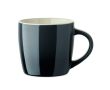 Tasse en céramique avec dégradé en plusieurs couleurs 300 ml couleur gris foncé