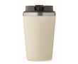 Gobelet à double paroi avec revêtement intérieur en céramique 350 ml couleur beige