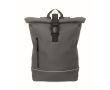 Sac à dos roll-top bande réfléchissante imperméable 15 pouces couleur gris foncé