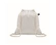 Sac en coton avec fermeture à cordon 180 g/m² couleur blanc