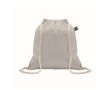 Sac en coton avec fermeture à cordon 180 g/m² couleur gris