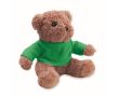 Ours en peluche avec t-shirt coloré personnalisable couleur vert
