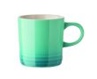 Tasse en céramique avec dégradé de couleurs et intérieur blanc 290 ml couleur turquoise
