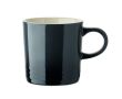 Tasse en céramique avec dégradé de couleurs et intérieur blanc 290 ml couleur gris foncé