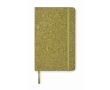 Carnet A5 à couverture rigide en matériaux recyclés, pages lignées couleur vert