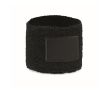 Bracelet de sport en polycoton avec patch personnalisable couleur noir