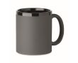 Tasse en céramique avec revêtement coloré doux au toucher, 300 ml couleur gris foncé