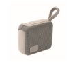 Petit haut-parleur sans fil avec poignée assortie pour le transport couleur gris