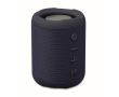 Petite enceinte sans fil en tissu RPET avec 3 heures d'autonomie couleur bleu