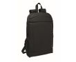 Sac à dos pour ordinateur RPET et PU avec sangle pour bagages 16'' couleur noir