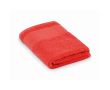 Serviette 100 % coton éponge 380 g/m² 50x100 cm couleur rouge