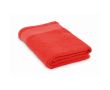 Serviette de bain 100 % coton éponge 380 g/m² 100x150 cm couleur rouge