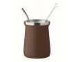 Verre en acier inoxydable spécial pour yerba mate 240 ml couleur marron