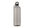 Bouteille translucide en RPET avec mousqueton 750ml couleur gris transparent