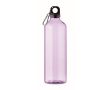 Bouteille translucide en RPET avec mousqueton 750ml couleur violet transparent