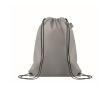 Sac à dos à cordons en RPET non tissé 80 g/m² couleur gris