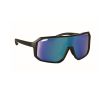 Lunettes de soleil sport avec verres miroirs UV400 couleur bleu