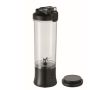 Blender portable et rechargeable avec couvercle à embout 600 ml couleur noir