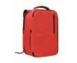 Sac à dos cabine en polyester RPET avec sangle pour trolley 15'' couleur rouge