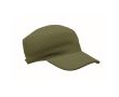 Casquette militaire en coton brossé avec velcro 260 g/m² couleur vert militaire