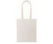 Tote bag en coton avec anses longues 140 g/m² couleur blanc
