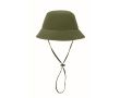 Chapeau bob pliable en nylon imperméable UPF50+ couleur vert militaire