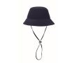 Chapeau bob pliable en nylon imperméable UPF50+ couleur bleu marine