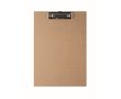 Porte-bloc en carton léger avec pince métallique A4 couleur beige