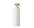 Bouteille en acier inoxydable avec finition caoutchouc 500ml couleur blanc