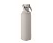 Bouteille en acier inoxydable avec finition caoutchouc 500ml couleur gris